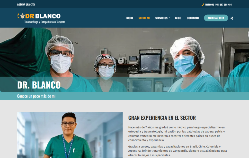 Acerca del Dr Blanco