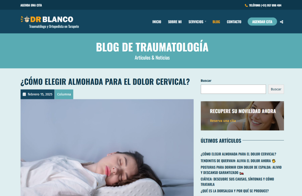 Blog de Traumatología del Dr. Blanco