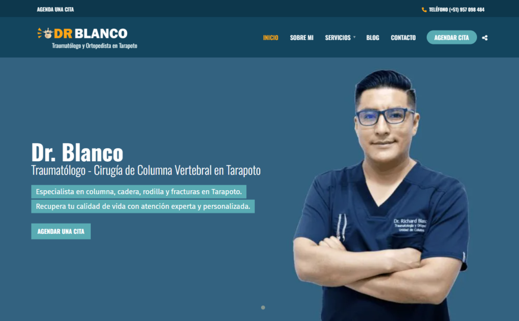 Dr. Blanco Traumatólogo en Tarapoto