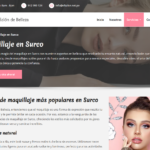 EF Salón de Belleza: Diseño Web para liderar búsquedas locales en Santiago de Surco
